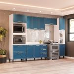 Cozinha Modulada 5 Peças com Tampo Amara Politorno Móveis