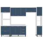 Cozinha Modulada 5 Peças com Tampo Amara Politorno Móveis