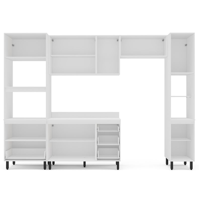 Cozinha Modulada 5 Peças com Tampo Amara Politorno Móveis