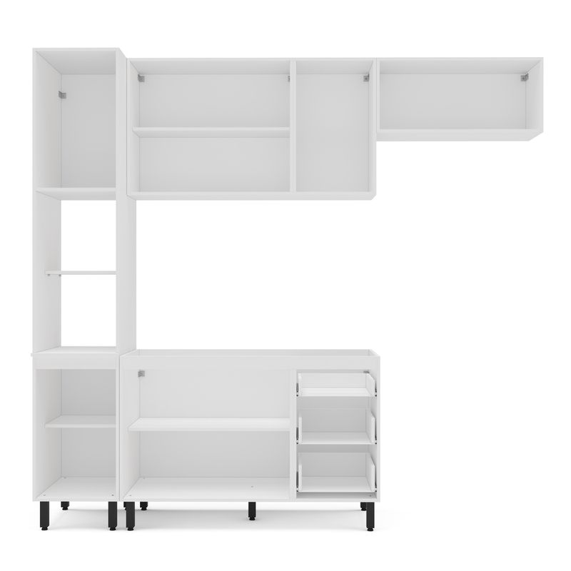 Cozinha Modulada 4 Peças sem Pia Amara Politorno Móveis