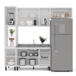 Cozinha Modulada 4 Peças sem Pia Amara Politorno Móveis