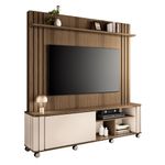 Estante Home Ripada para TV até 70 Polegadas 1 Porta com Rodízios Trinus HB Móveis