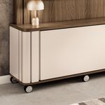 Estante Home Ripada para TV até 70 Polegadas 1 Porta com Rodízios Trinus HB Móveis