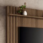 Estante Home Ripada para TV até 70 Polegadas 1 Porta com Rodízios Trinus HB Móveis