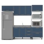 Cozinha Modulada 4 Peças sem Pia Amara Politorno Móveis