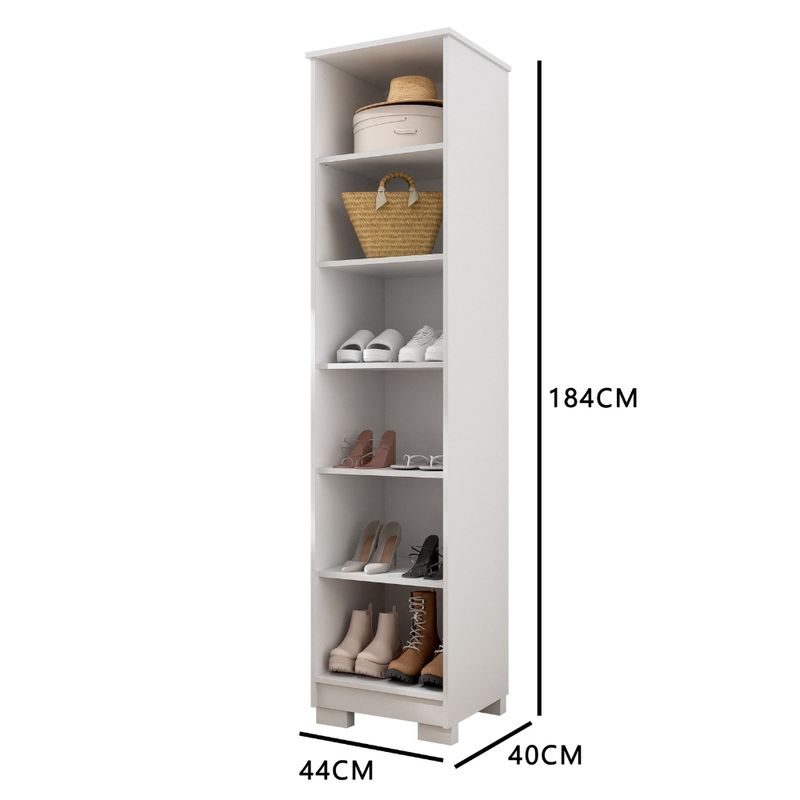 Sapateira com Espelho 1 Porta Em MDF Lia MGM