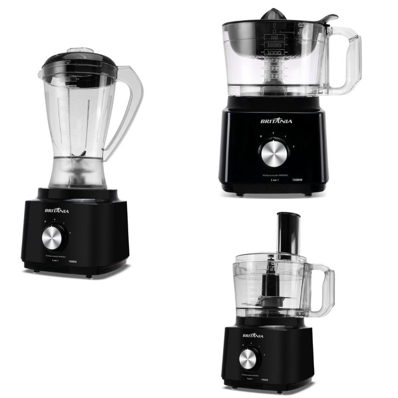 Multiprocessador Britânia 3 em 1 BMP900C 1000W