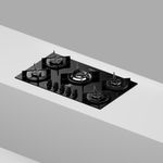 Cooktop 5 Bocas Electrolux KE5GC Mesa de Vidro