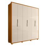 Guarda Roupa Casal 6 Portas com Pés Em MDF Matisse Madetec