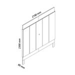 Painel para TV até 85 Polegadas com LED em MDF Magnífico Gelius