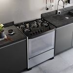 Fogão 5 Bocas Dako Magister Style com Frente de Vidro Espelhado