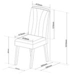 Conjunto 2 Cadeiras Safira Viero