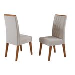 Conjunto 2 Cadeiras Cristal Viero