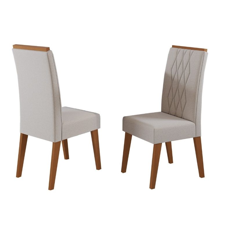 Conjunto 2 Cadeiras Cristal Viero