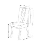 Conjunto 2 Cadeiras Cristal Viero