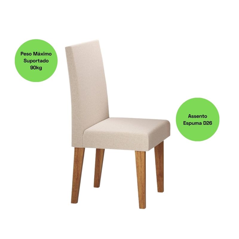 Conjunto 2 Cadeiras Venus Viero