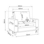 Poltrona Living Linhão Viana Viero