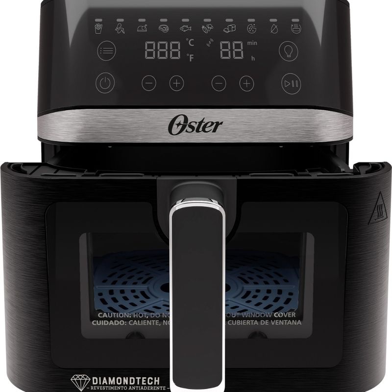 Fritadeira Digital Air Fryer Oster 6L com Visor Transparente DiamondTech