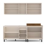 Cozinha Modulada 4 Peças sem Pia Koya Politorno