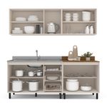 Cozinha Modulada 4 Peças sem Pia Koya Politorno