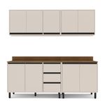 Cozinha Modulada 4 Peças com Tampos Koya Politorno