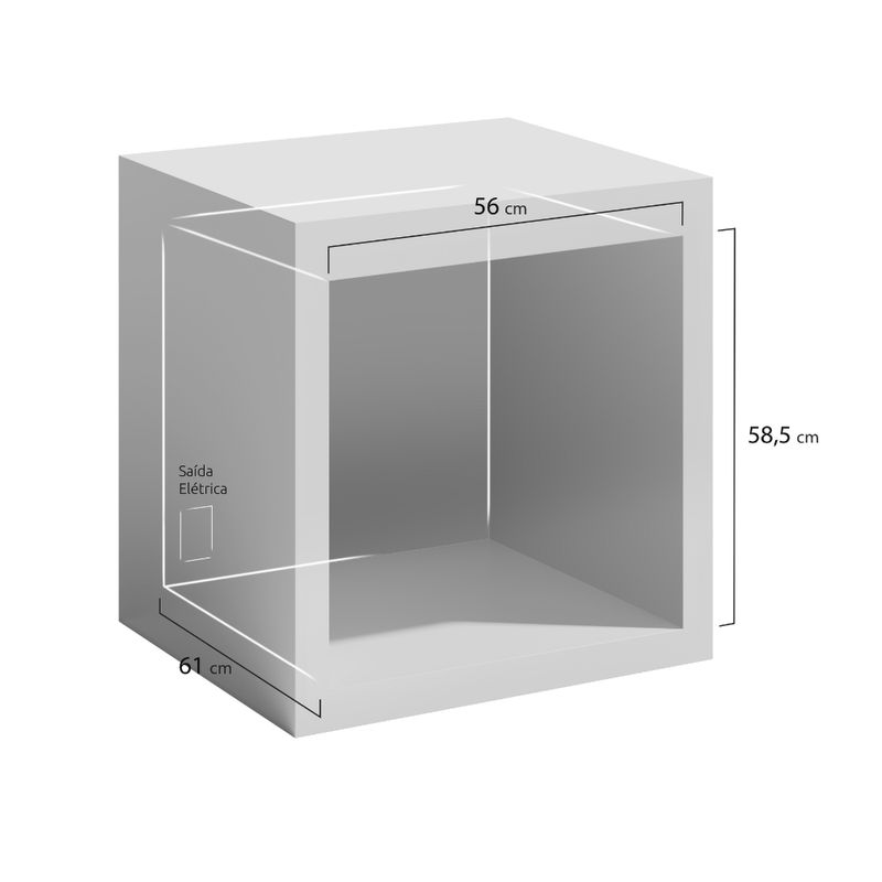 Forno Elétrico de Embutir Mueller MFE70K 70L