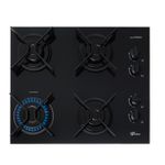 Cooktop a Gás Fischer 4 Bocas Fit Line Trempe Iron