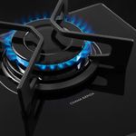 Cooktop a Gás Fischer 2 Bocas Fit Line Trempe Iron