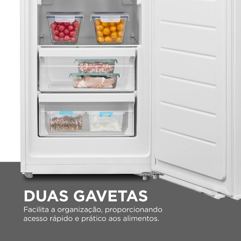Freezer Vertical Midea MDRU276FZA 196L