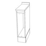 Balcão Porta Toalha 20cm Americana C362 Henn