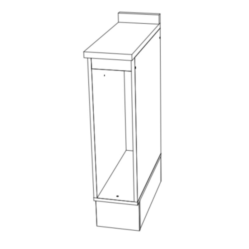 Balcão Porta Toalha 20cm Americana C362 Henn