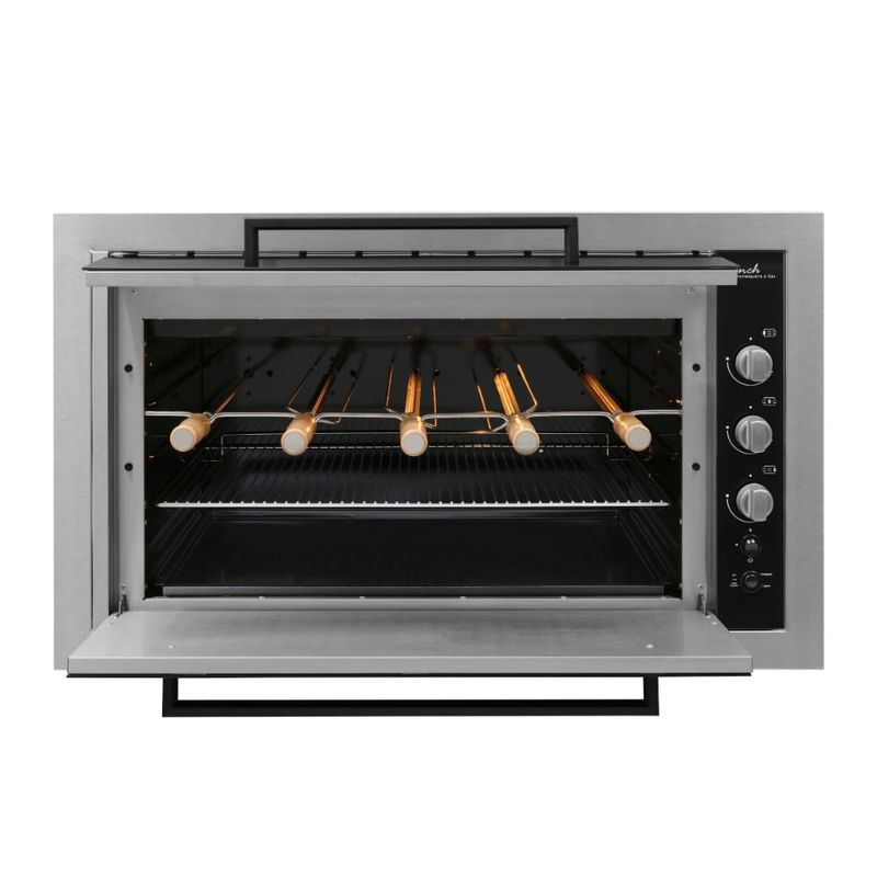 Churrasqueira a Gás  Fischer 5 Espetos Ranch Inox