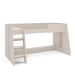 Cama Infantil Alta Solteiro com Escada Isis Mobikasa