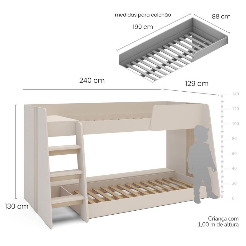 Beliche Infantil Montessoriano Solterio Isis Mobikasa