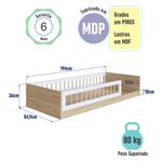 Cama Infantil Montessoriana Affeto Completa Móveis