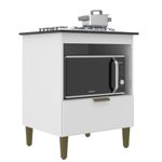 Balcão para Cooktop 4 Bocas 1 Porta com Tampo 669 J Carvalho