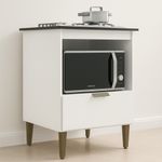 Balcão para Cooktop 4 Bocas 1 Porta com Tampo 669 J Carvalho