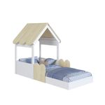 Cama Infantil Montessoriana Casinha Jardim Completa Móveis