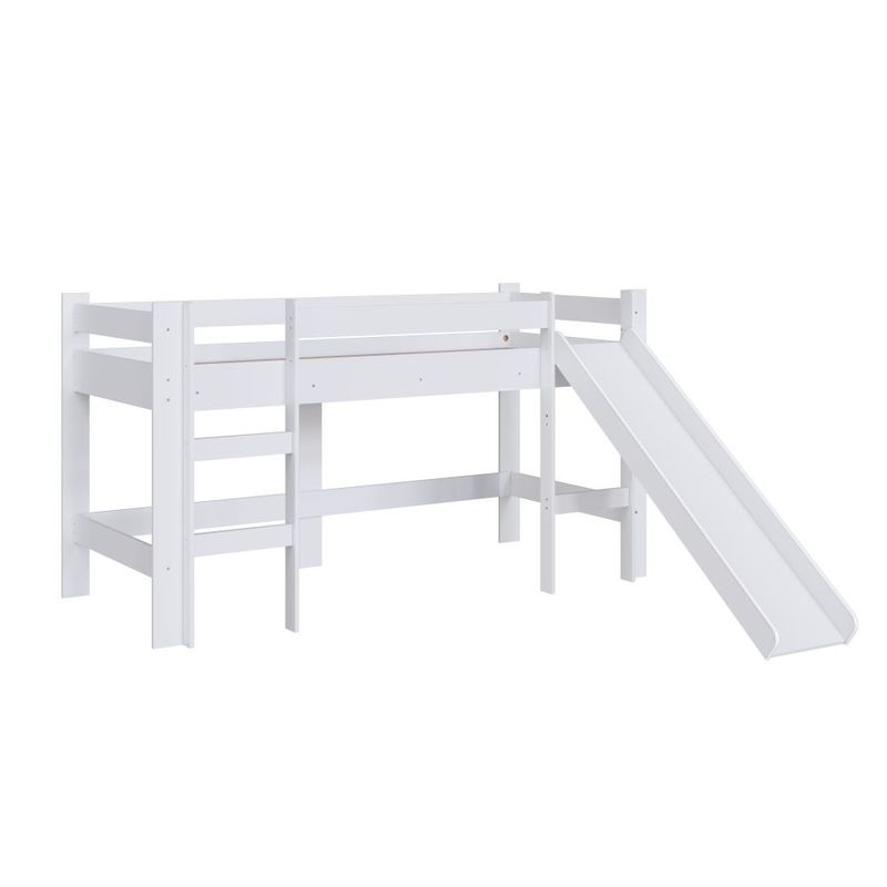 Cama Infantil Elevada com Escorregador Kids Completa Móveis