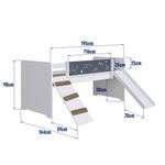 Cama Infantil Playgroud Theo Completa Móveis