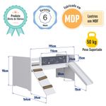 Cama Infantil Playgroud Theo Completa Móveis