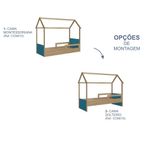 Cama Infantil Montessoriana Casinha Completa Móveis