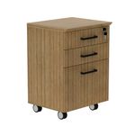 Gaveteiro 3 Gavetas com Rodízios ME4196 Tecno Mobili