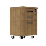 Gaveteiro 3 Gavetas com Rodízios ME4196 Tecno Mobili