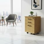 Gaveteiro 3 Gavetas com Rodízios ME4196 Tecno Mobili